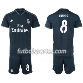 Camisetas Real Madrid KROOS 8 Niño Segunda Equipacion 2018/2019